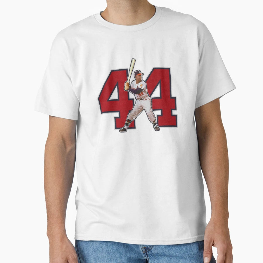 44 Hammerin Hank Original T-Shirt - Trendy Graphic Men Women - T-Shirt, Sweatshirt, Hoodie