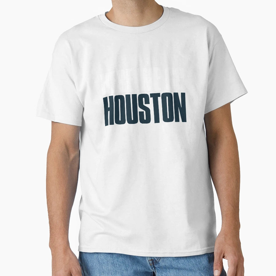Here We Go Houston Sports Fan T-Shirt - Minimalist Print Unisex - T-Shirt, Sweatshirt, Hoodie