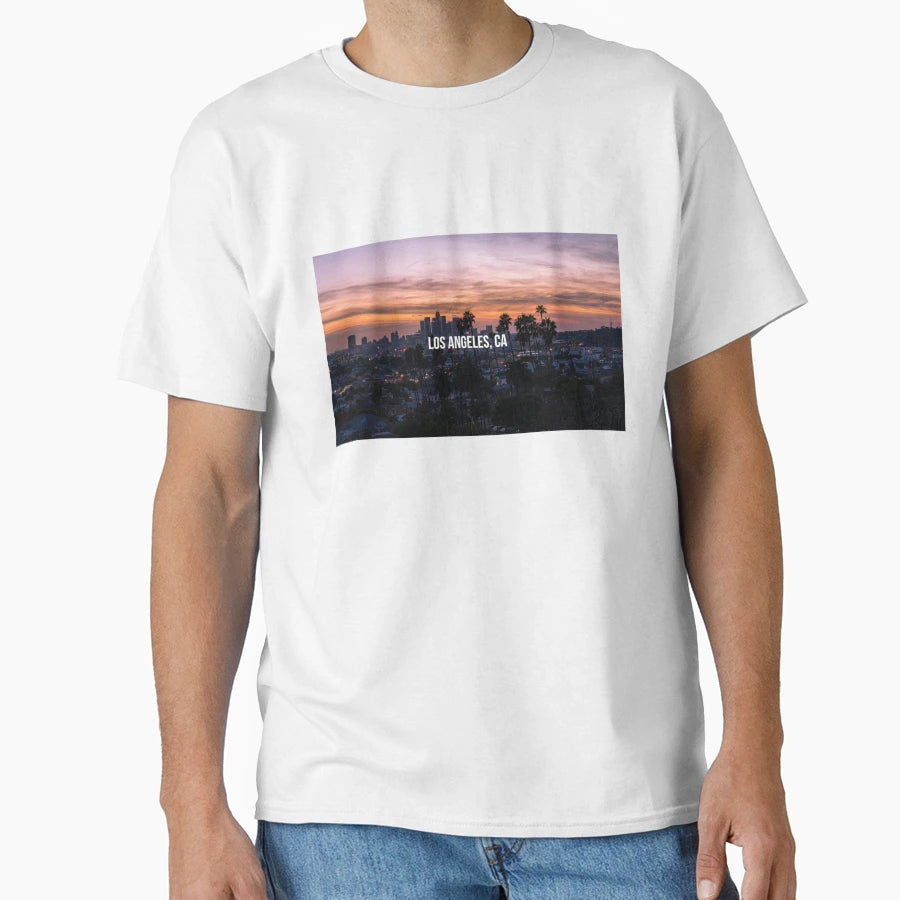 Los Angeles California T-Shirt - Custom Art Print Unisex - T-Shirt, Sweatshirt, Hoodie