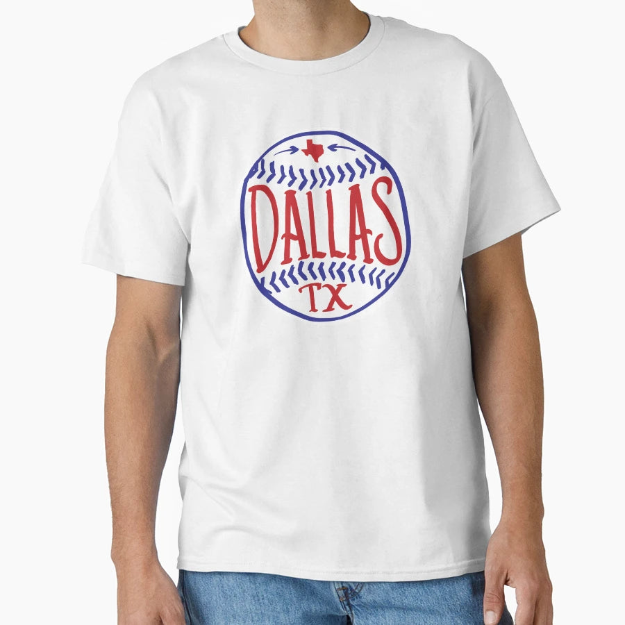 Dallas Texas Hand Illustrated T-Shirt - Custom Art Print for Adults - T-Shirt, Sweatshirt, Hoodie