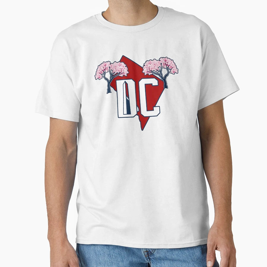 Dc Cherry Blossom T-Shirt - Aesthetic Graphic Unisex - T-Shirt, Sweatshirt, Hoodie