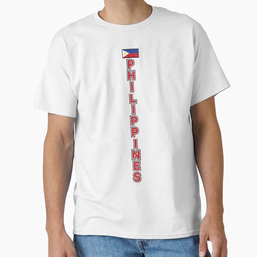 Philippines Vertical T-Shirt - Streetwear Style Men Women - T-Shirt, Sweatshirt, Hoodie