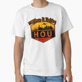 William P Hobby Airport Code T-Shirt - Custom Art Print Unisex - T-Shirt, Sweatshirt, Hoodie