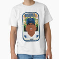Baseball Blue Pinstripes Deuce T-Shirt - Novelty Apparel Men Women - T-Shirt, Sweatshirt, Hoodie