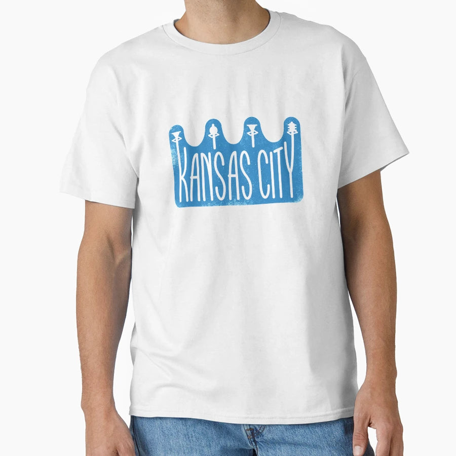 Kansas City Sky Station Crown T-Shirt - Minimalist Print Unisex - T-Shirt, Sweatshirt, Hoodie