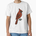 Cardinal American Traditional Tattoo T-Shirt - Trendy Graphic for Adults - T-Shirt, Sweatshirt, Hoodie