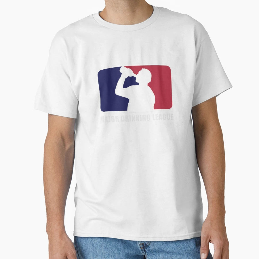 Major Drinking League T-Shirt - Custom Art Print Men Women - T-Shirt, Sweatshirt, Hoodie