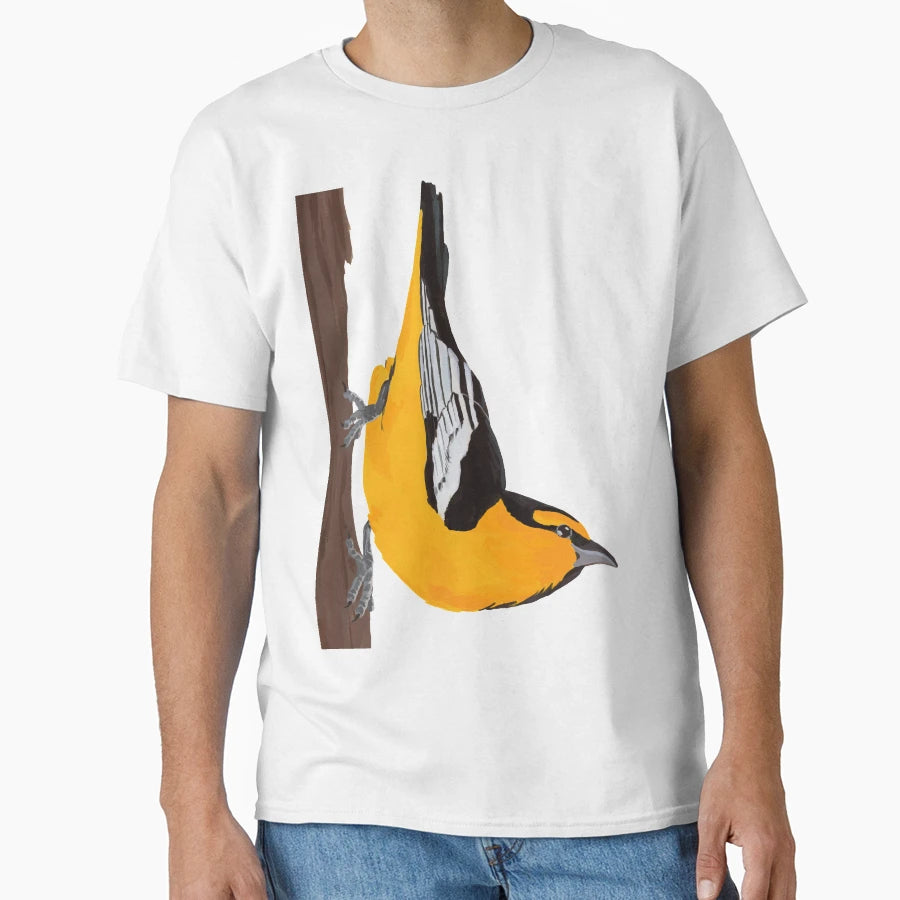 Bullocks Oriole T-Shirt - Minimalist Print Men Women - T-Shirt, Sweatshirt, Hoodie