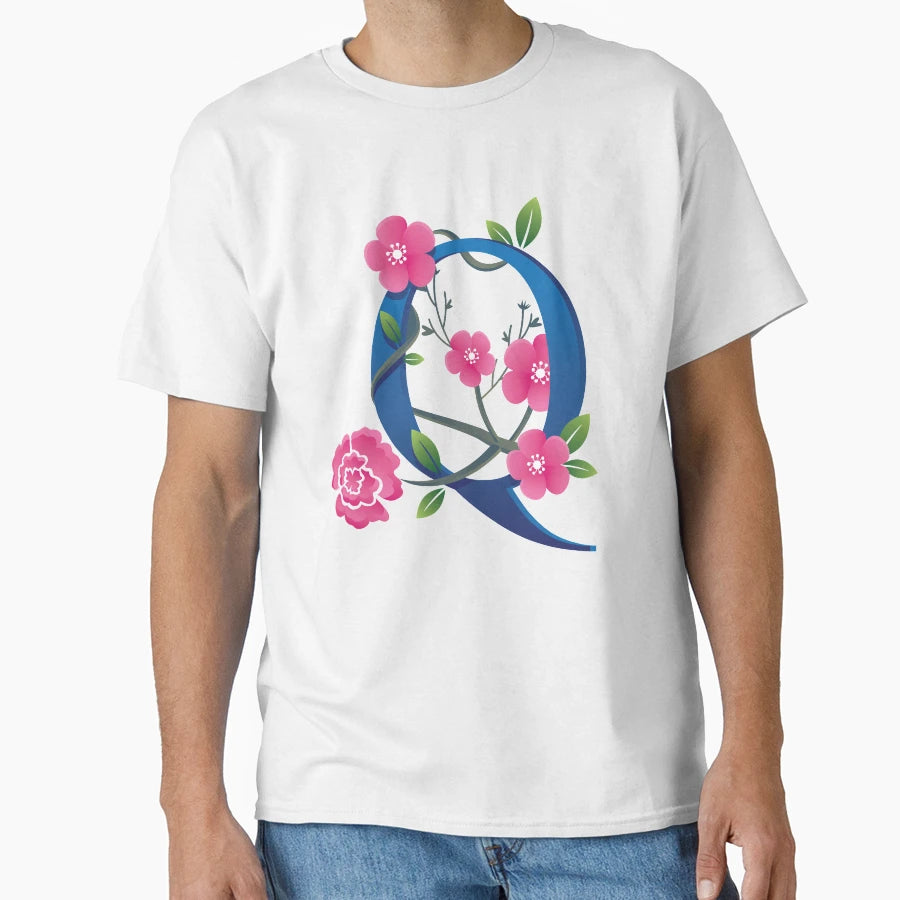 Lettter Q T-Shirt - Casual Everyday Wear for Adults - T-Shirt, Sweatshirt, Hoodie