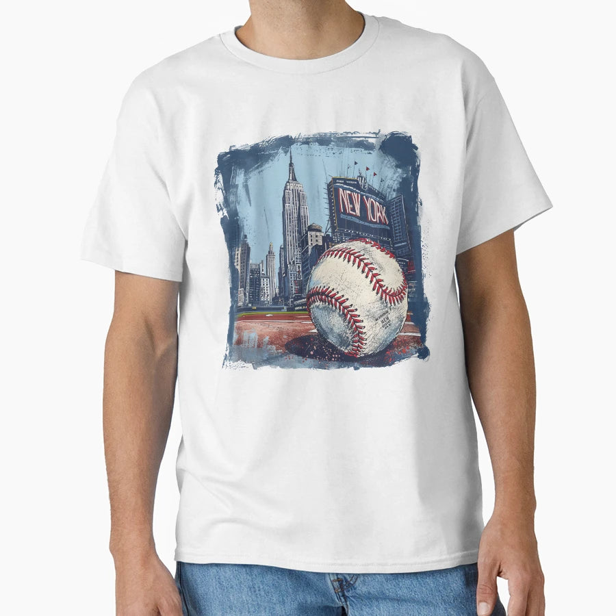 Urban Baseball New Yorks Spirit Play T-Shirt - Graphic Print Unisex - T-Shirt, Sweatshirt, Hoodie