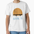 Austin Texas Bat Bridge T-Shirt - Minimalist Print Unisex - T-Shirt, Sweatshirt, Hoodie