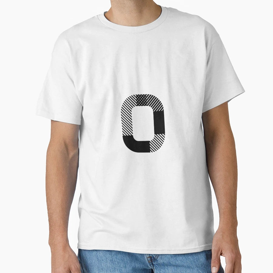 O Letter T-Shirt - Trendy Graphic for Adults - T-Shirt, Sweatshirt, Hoodie