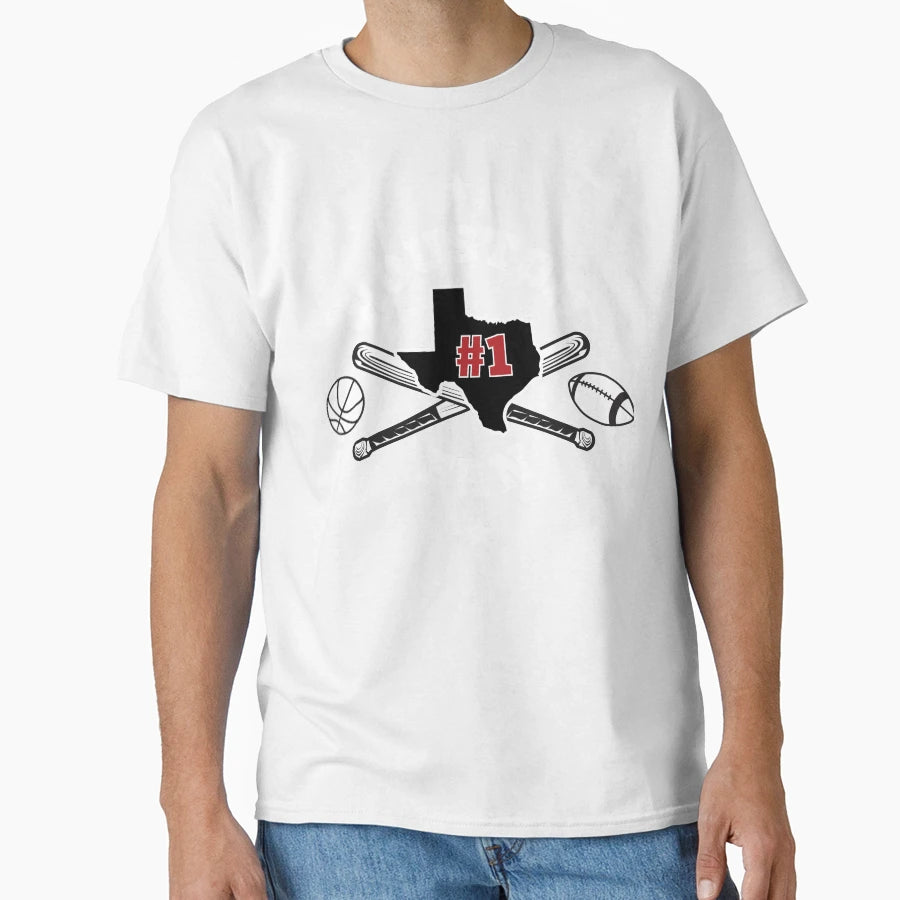 Houston 1 Fan White T-Shirt - Casual Everyday Wear Unisex - T-Shirt, Sweatshirt, Hoodie