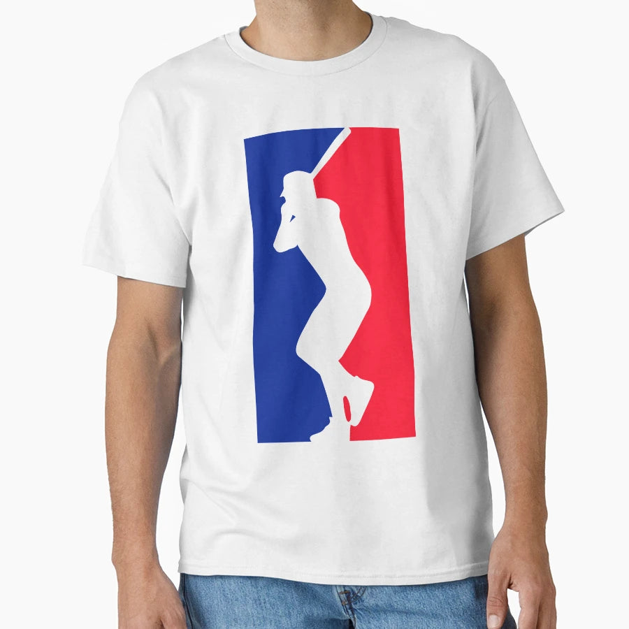 Baseball Red Blue T-Shirt - Streetwear Style for Adults - T-Shirt, Sweatshirt, Hoodie