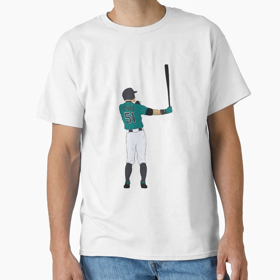 Ichiro Suzuki T-Shirt - Trendy Graphic for Adults - T-Shirt, Sweatshirt, Hoodie