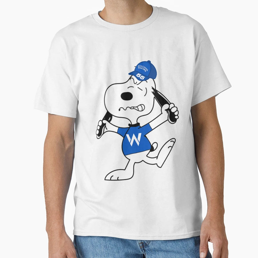 Angry Snoopy Williams Fan T-Shirt - Aesthetic Graphic Unisex - T-Shirt, Sweatshirt, Hoodie