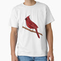 Cardinal Sitting T-Shirt - Streetwear Style for Adults - T-Shirt, Sweatshirt, Hoodie