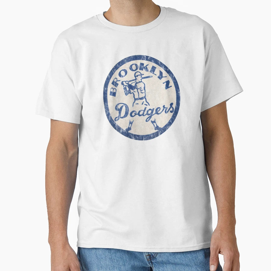 Brooklyn Baseball Logo Distressed T-Shirt - Trendy Graphic Unisex - T-Shirt, Sweatshirt, Hoodie