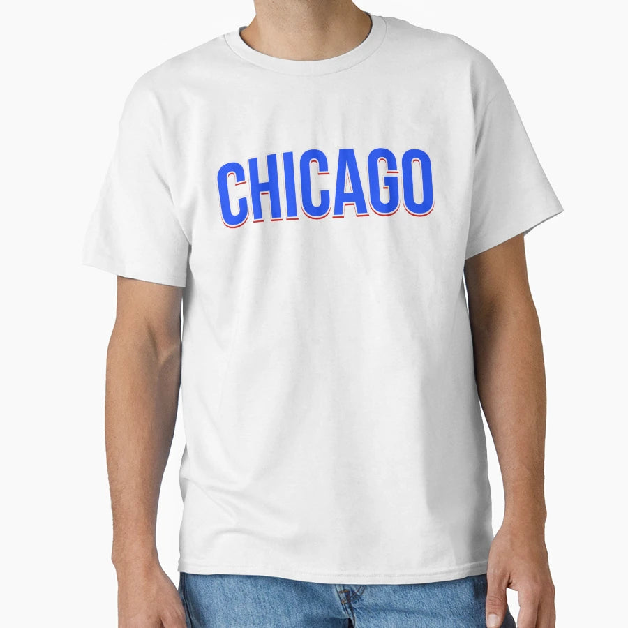 Chicago Blue Black And Grey Outfit T-Shirt - Trendy Graphic Unisex - T-Shirt, Sweatshirt, Hoodie