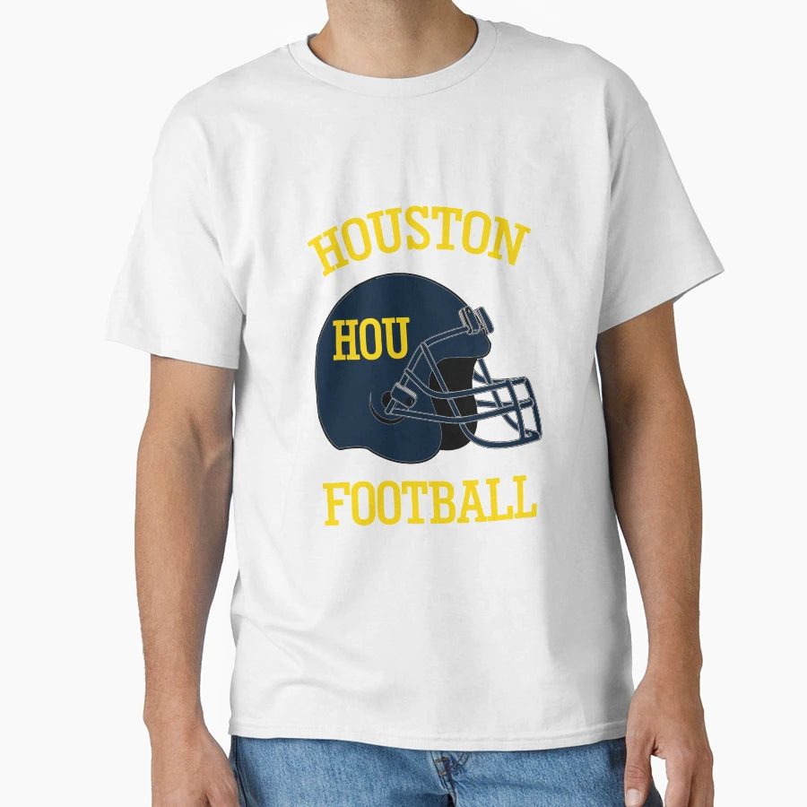 Houston Football And T-Shirt - Graphic Print Unisex - T-Shirt, Sweatshirt, Hoodie