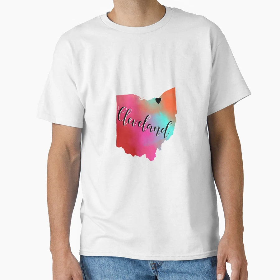 Cleveland T-Shirt - Unique Graphic Men Women - T-Shirt, Sweatshirt, Hoodie