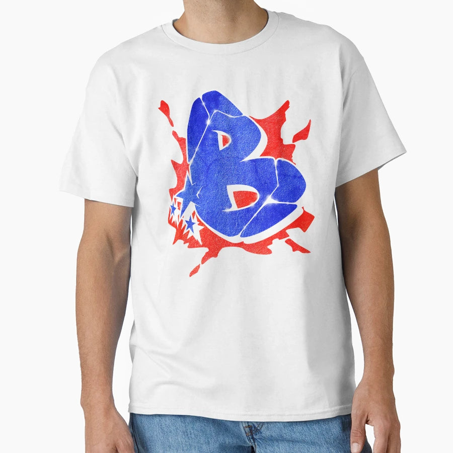 B Graffiti Letter T-Shirt - Novelty Apparel for Adults - T-Shirt, Sweatshirt, Hoodie