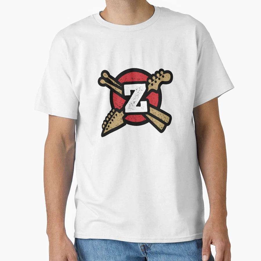 Monogram Z Rock And Roll Logo T-Shirt - Novelty Apparel for Adults - T-Shirt, Sweatshirt, Hoodie