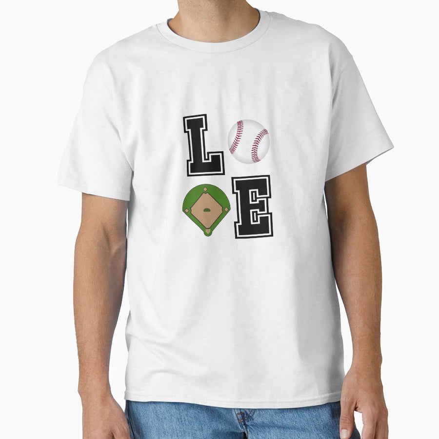Love Baseball T-Shirt - Streetwear Style Unisex - T-Shirt, Sweatshirt, Hoodie