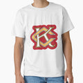 Kansas City Monogram Red And Gold T-Shirt - Novelty Apparel for Adults - T-Shirt, Sweatshirt, Hoodie