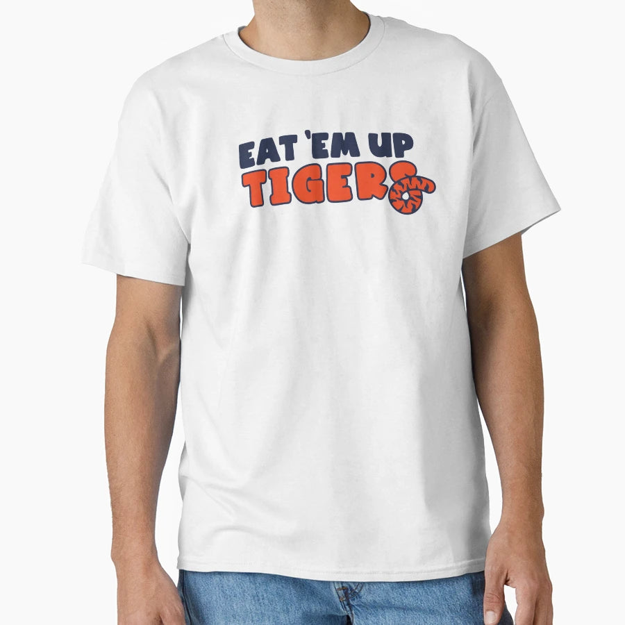 Eat Em Up Tigers T-Shirt - Fun Novelty Design Unisex - T-Shirt, Sweatshirt, Hoodie