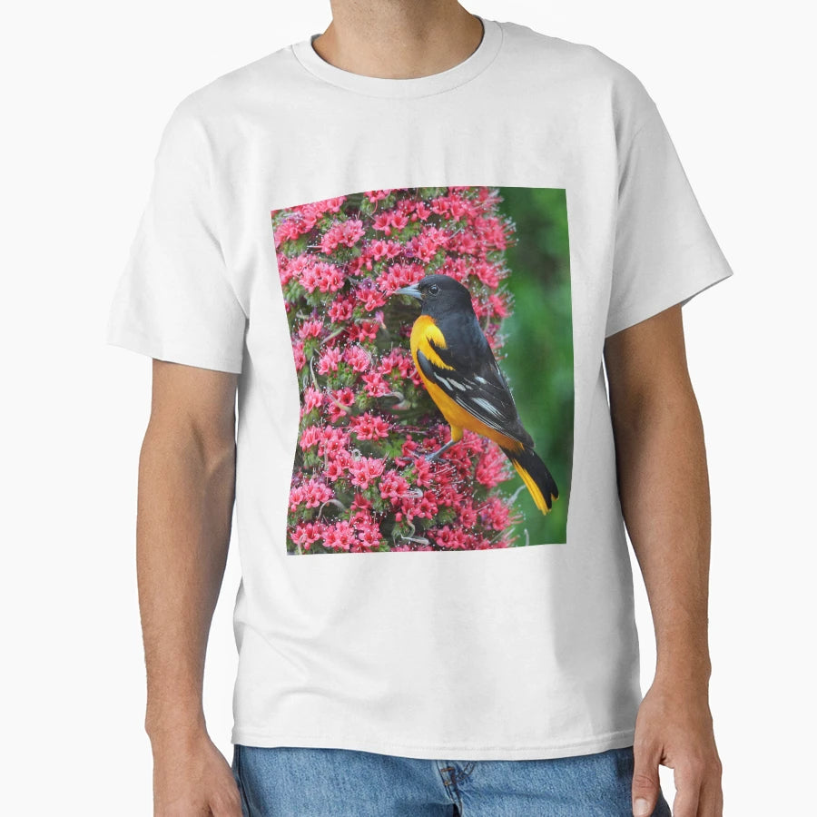 Baltimore Oriole T-Shirt - Graphic Print Unisex - T-Shirt, Sweatshirt, Hoodie
