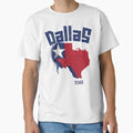 Dallas Texas T-Shirt - Custom Art Print Men Women - T-Shirt, Sweatshirt, Hoodie