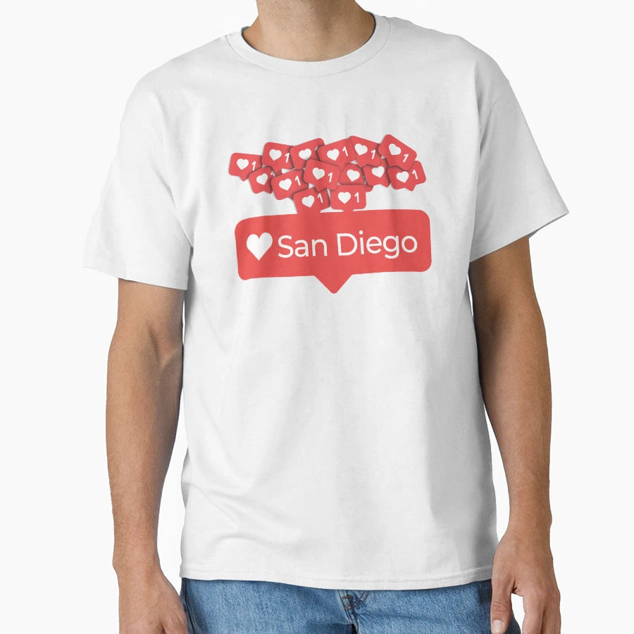 Love My San Diego California T-Shirt - Fun Novelty Design Unisex - T-Shirt, Sweatshirt, Hoodie