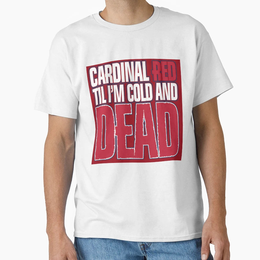 Cardinal Red Baseball T-Shirt - Streetwear Style Men Women - T-Shirt, Sweatshirt, Hoodie