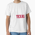 Houston Texas Skyline Texas Flag T-Shirt - Novelty Apparel for Adults - T-Shirt, Sweatshirt, Hoodie