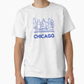 Chicago Silhouette T-Shirt - Streetwear Style Unisex - T-Shirt, Sweatshirt, Hoodie
