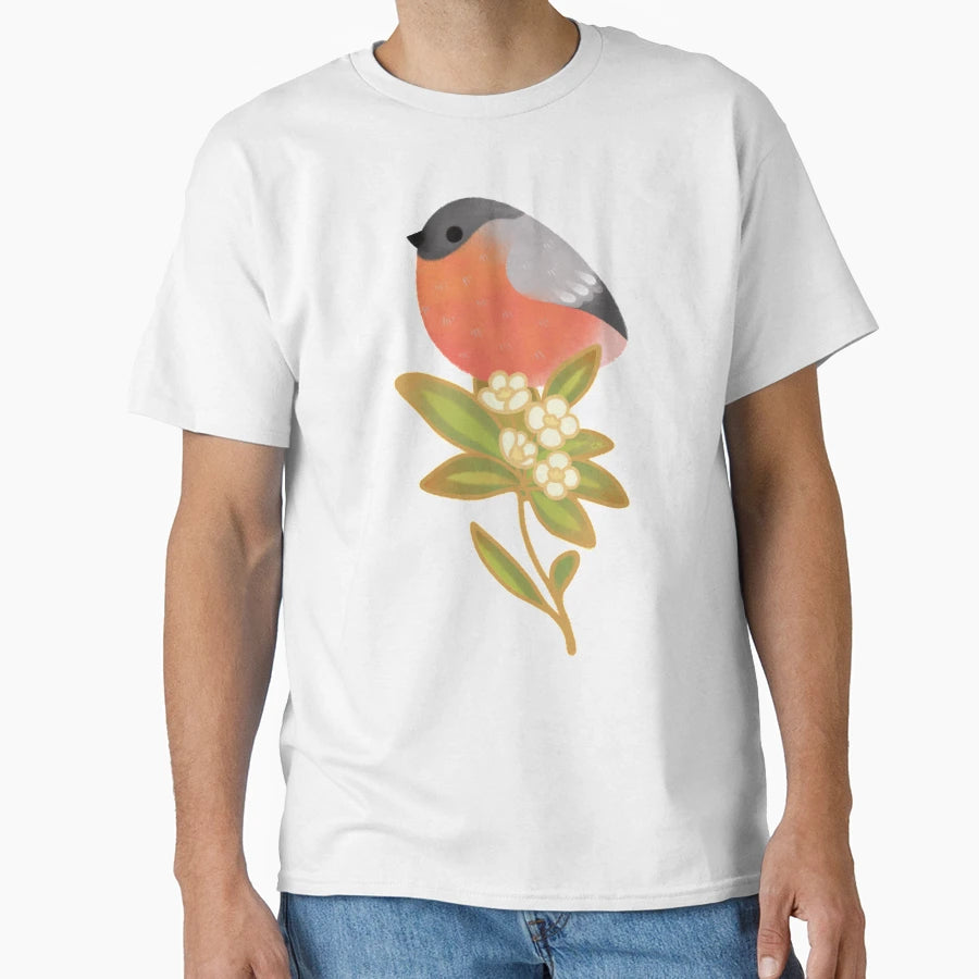 Eurasian Bullfinch 2 T-Shirt - Unique Graphic for Adults - T-Shirt, Sweatshirt, Hoodie