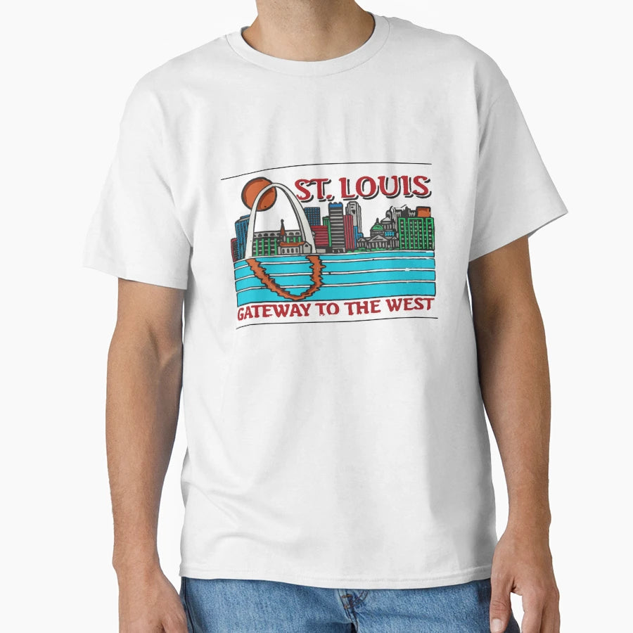 Copy St Louis Missouri T-Shirt - Novelty Apparel Men Women - T-Shirt, Sweatshirt, Hoodie