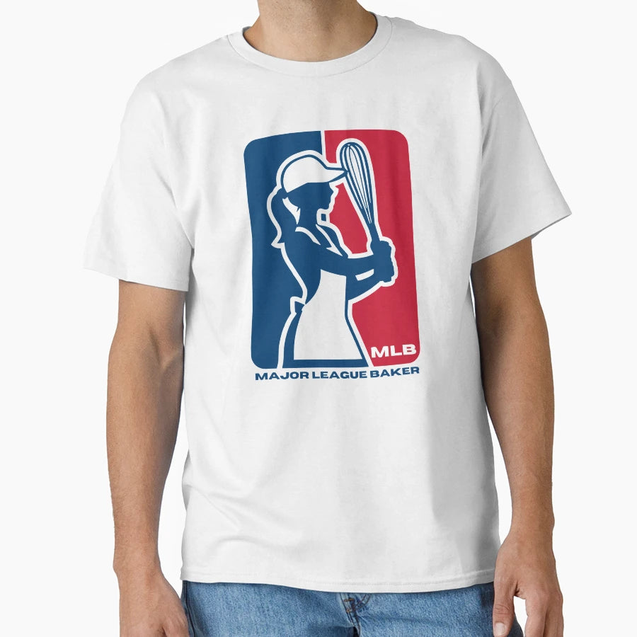 Major League Baker Mlb Logo Baking T-Shirt - Graphic Print for Adults - T-Shirt, Sweatshirt, Hoodie