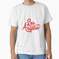 Los Angeles Typography T-Shirt - Minimalist Print Men Women - T-Shirt, Sweatshirt, Hoodie
