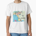 Los Angeles California Clean Iconic T-Shirt - Custom Art Print Men Women - T-Shirt, Sweatshirt, Hoodie