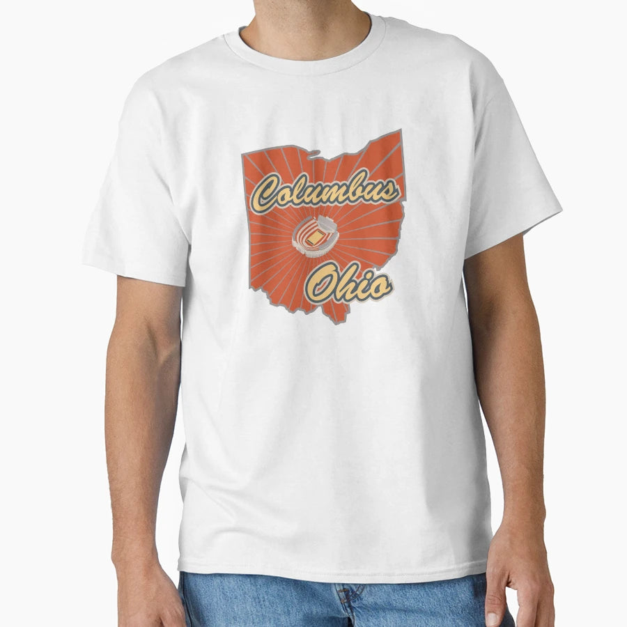 Columbus Ohio T-Shirt - Fun Novelty Design for Adults - T-Shirt, Sweatshirt, Hoodie