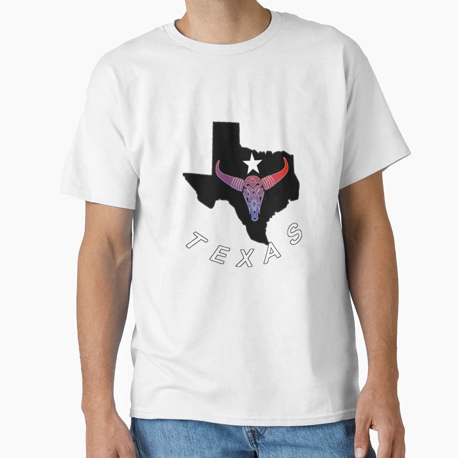Usa Texas Ox T-Shirt - Aesthetic Graphic Unisex - T-Shirt, Sweatshirt, Hoodie