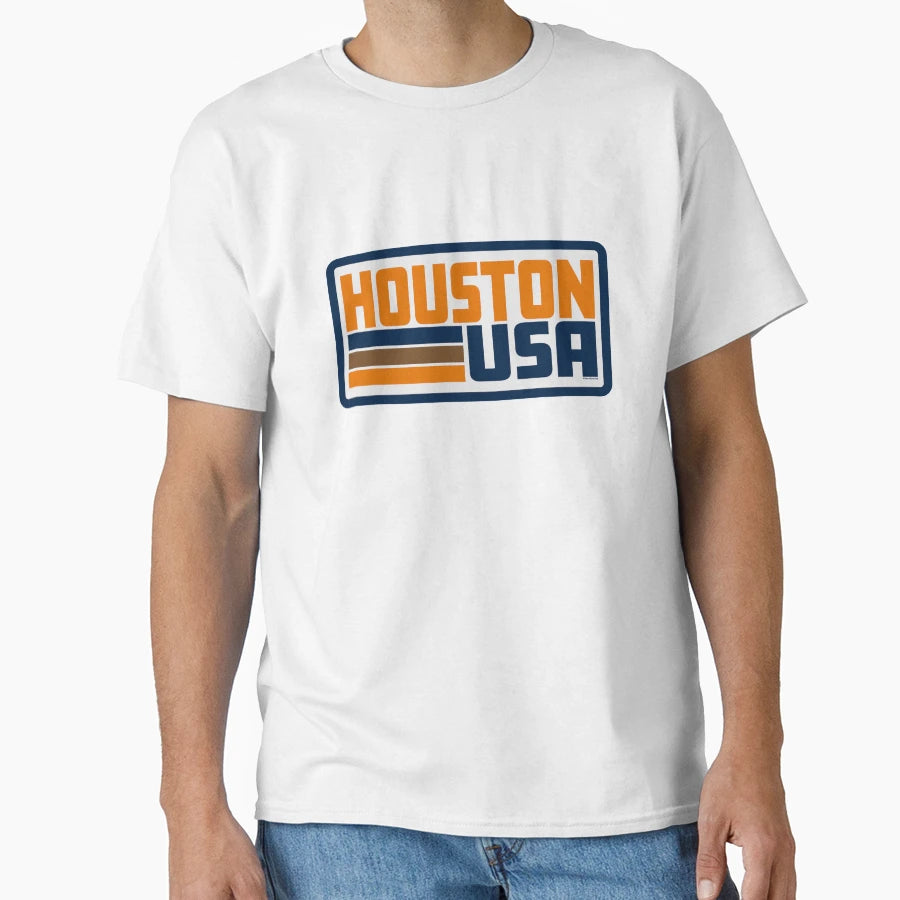 Houston Texas T-Shirt - Minimalist Print for Adults - T-Shirt, Sweatshirt, Hoodie
