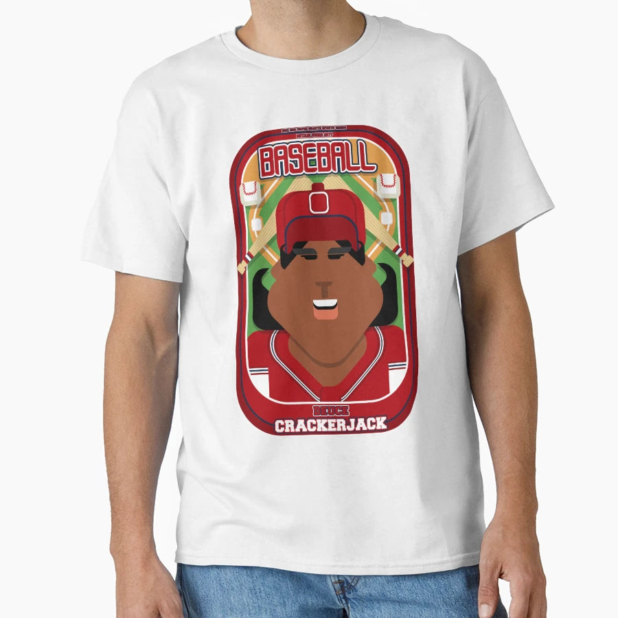 Baseball Red Blue White Deuce T-Shirt - Minimalist Print Men Women - T-Shirt, Sweatshirt, Hoodie