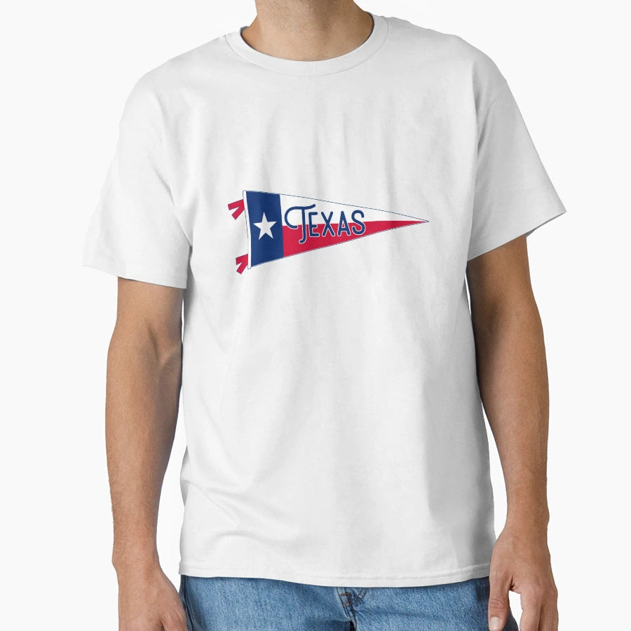 Texas Flag Pennant T-Shirt - Novelty Apparel Men Women - T-Shirt, Sweatshirt, Hoodie