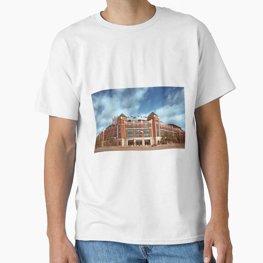 Rangers Ballpark Arlington T-Shirt - Custom Art Print Men Women - T-Shirt, Sweatshirt, Hoodie