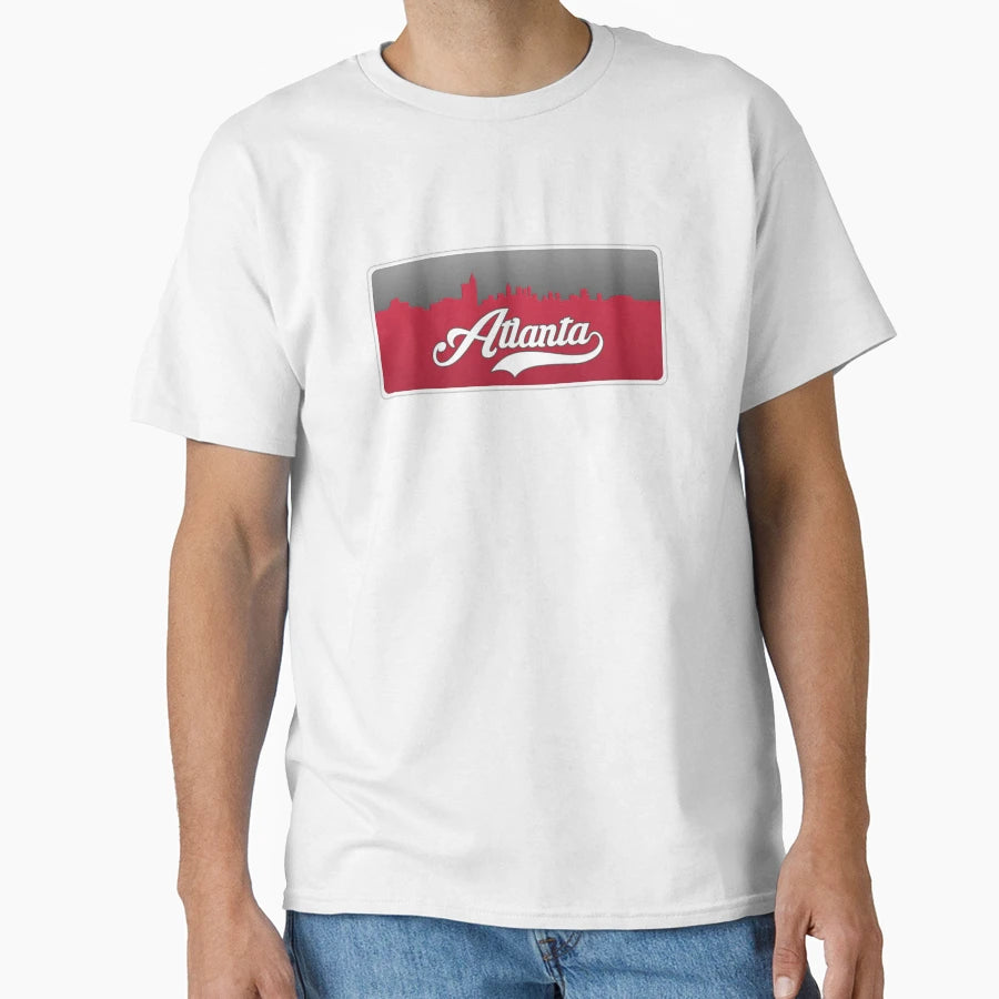 Atlanta Football Skyline T-Shirt - Unique Graphic for Adults - T-Shirt, Sweatshirt, Hoodie