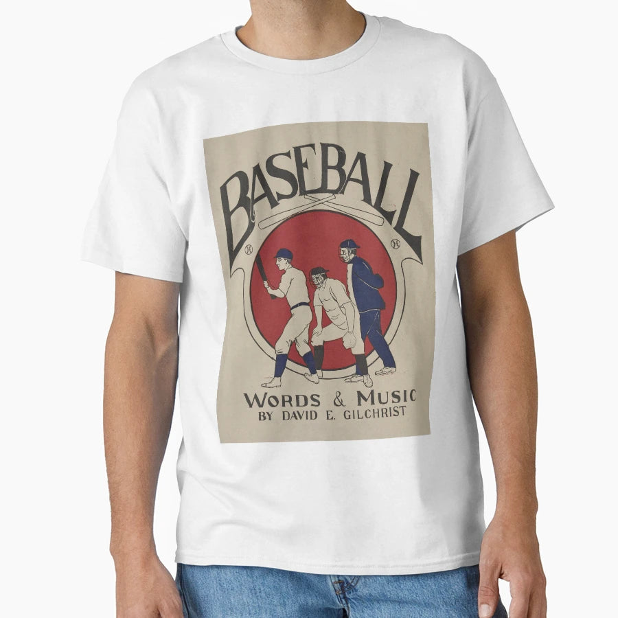 Baseball Musical Composition Cover T-Shirt - Custom Art Print Unisex - T-Shirt, Sweatshirt, Hoodie