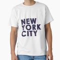New York City Text T-Shirt - Streetwear Style for Adults - T-Shirt, Sweatshirt, Hoodie